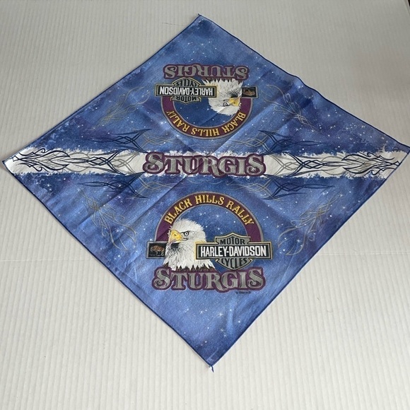 Harley-Davidson Vintage 2000 Sturgis Black Hills Rally Bandana - Picture 1 of 4